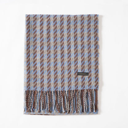 ✨Määräaikainen erikoistarjous✨ [Paras Lahja Hänelle] Naisten Talvi Tassel Plaid Huivi