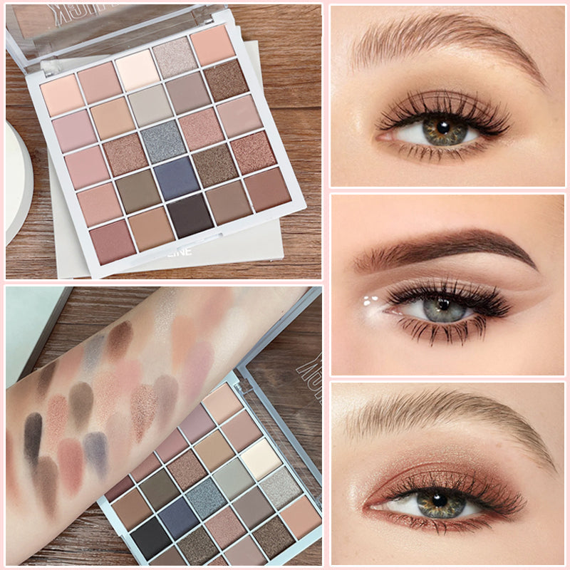 [Täydellinen lahja] 25-värin Smudge-proof luomiväripaletti