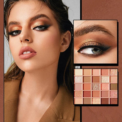 [Täydellinen lahja] 25-värin Smudge-proof luomiväripaletti