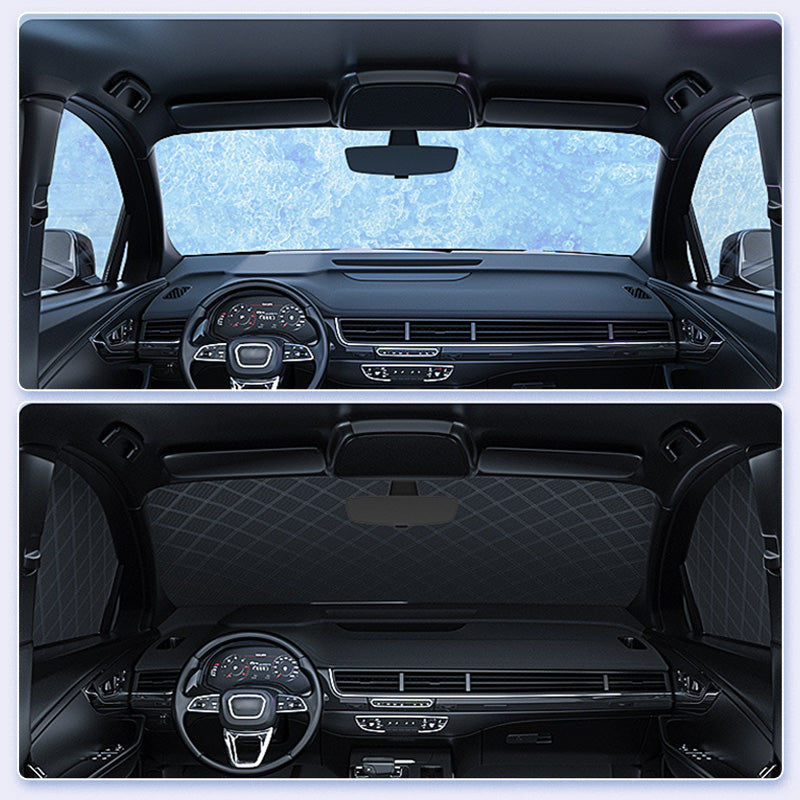 [Käytännöllinen lahja] Auton konepellit ja tuulilasin jäätymisenesto lumen suojus