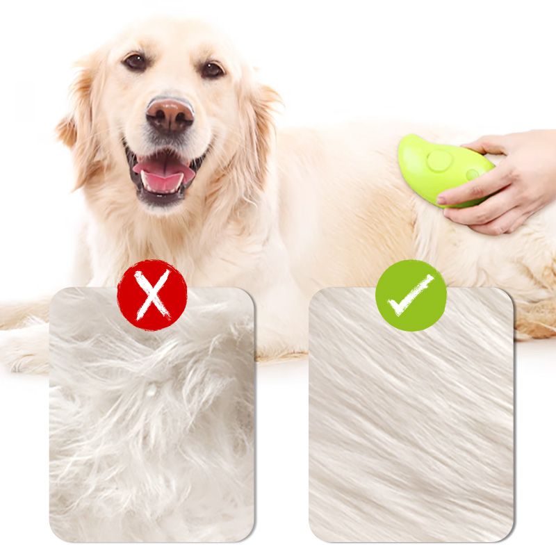 Roiskeita estävä kissaharja höyrysumutuksella - Mahtava lahja