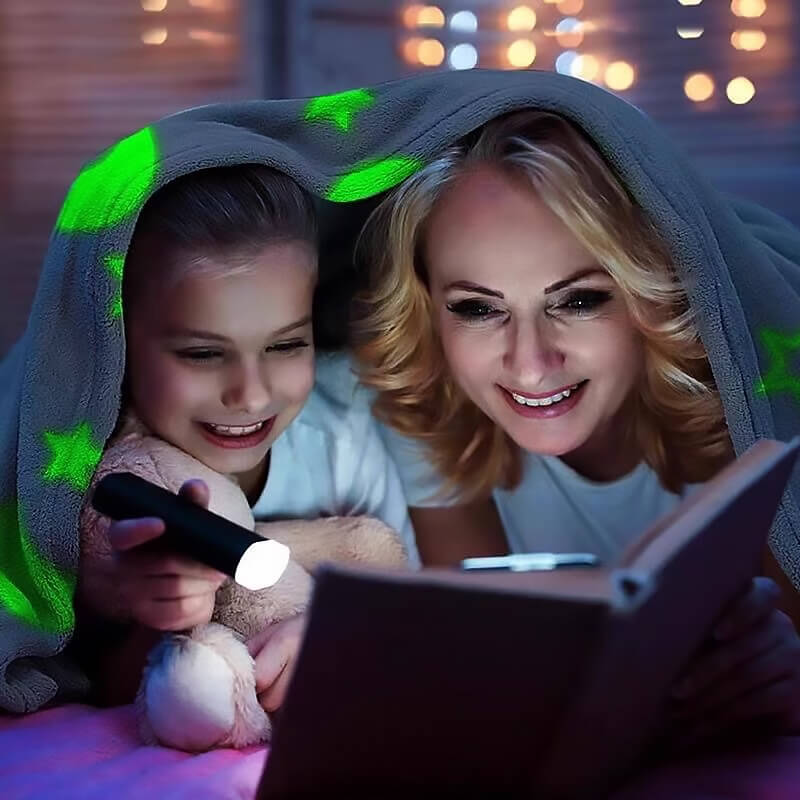 Mukava Lahja-Hehkuva Flanellihuopa