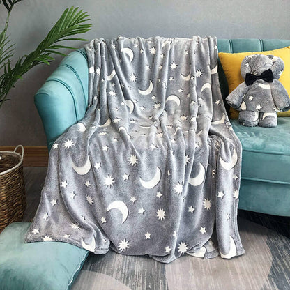 Mukava Lahja-Hehkuva Flanellihuopa