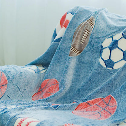 Mukava Lahja-Hehkuva Flanellihuopa