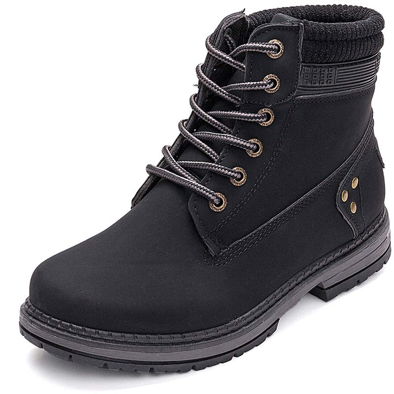 Ihanteellinen lahja - Naisten työ Vedenpitävä vaellus Combat Lace up Low Heel nilkkasaappaat