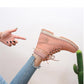Ihanteellinen lahja - Naisten työ Vedenpitävä vaellus Combat Lace up Low Heel nilkkasaappaat