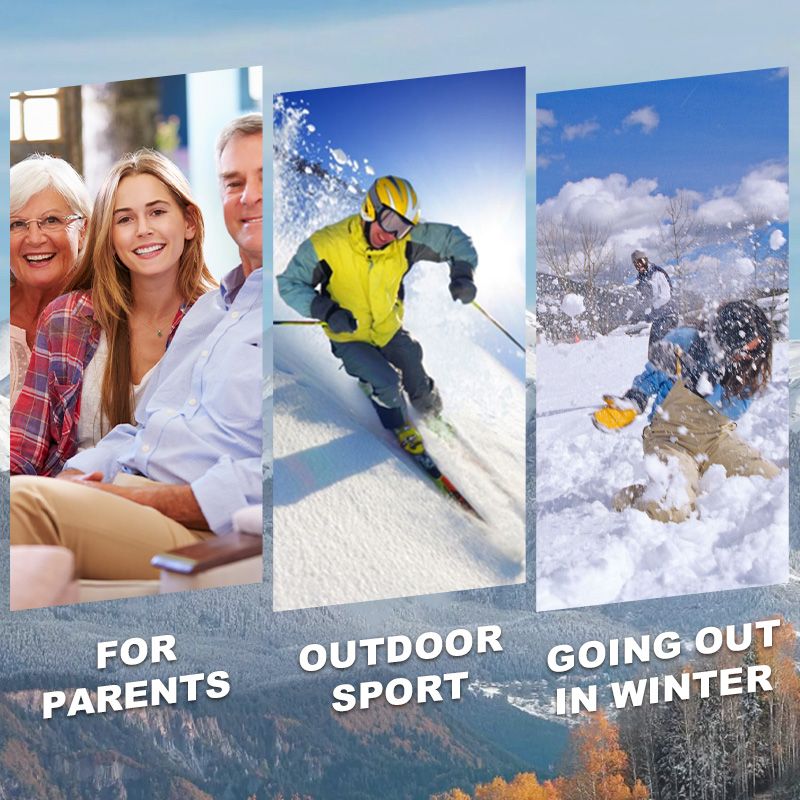 Thermal Faux Fleece Hiihtosukat - Suuri lahja