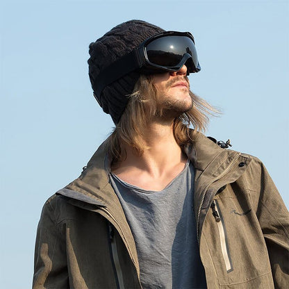 Täydellinen talvivaruste lahja! Suuret näkymät huurtumattomat laskettelulasit