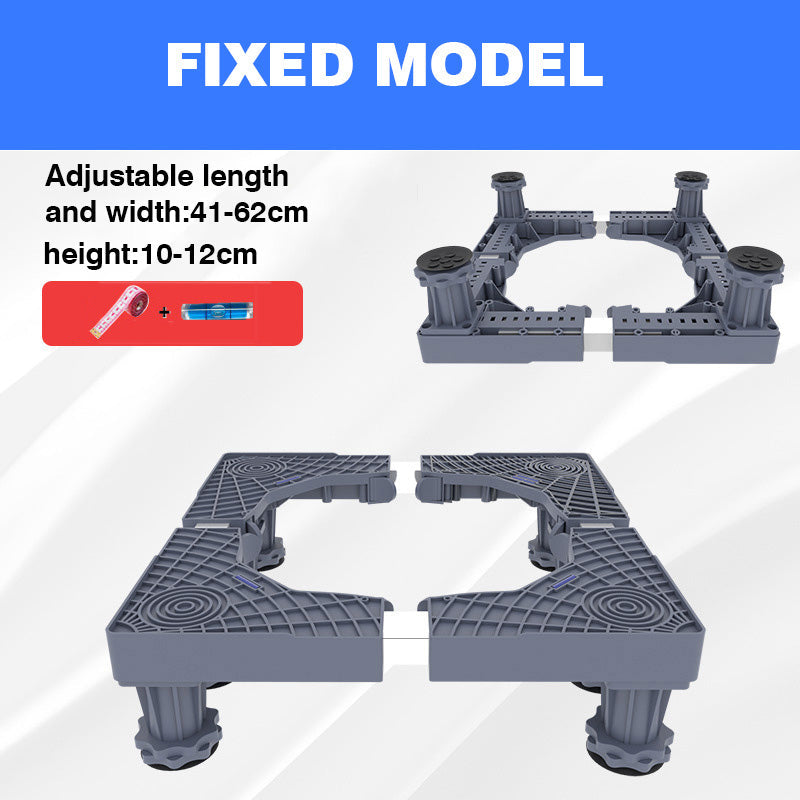 Monikäyttöinen liukumaton korotettu pesukoneen pohja jalusta