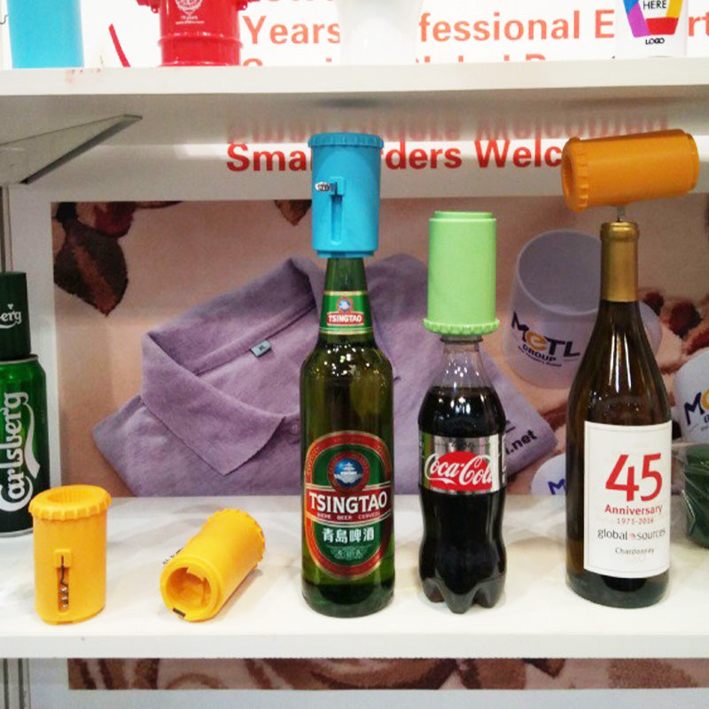 Praktinen Lahja -3-In-1 Pullonavaaja