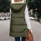Suuri lahja! Naisten syksyn kääntyvä liivi hihaton Faux Fleece takki