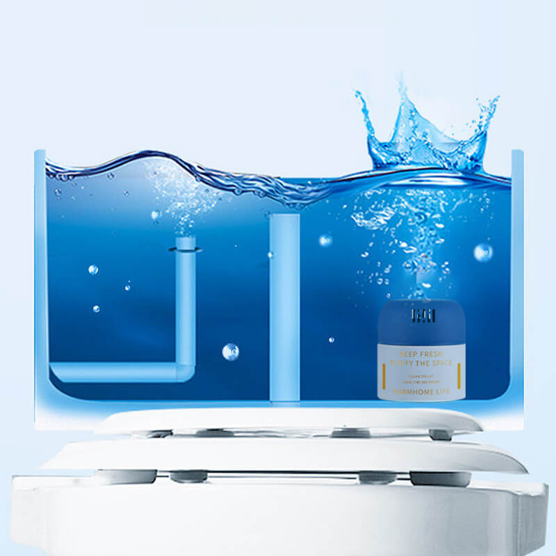 Uudenlainen harjaton WC-puhdistuslohko