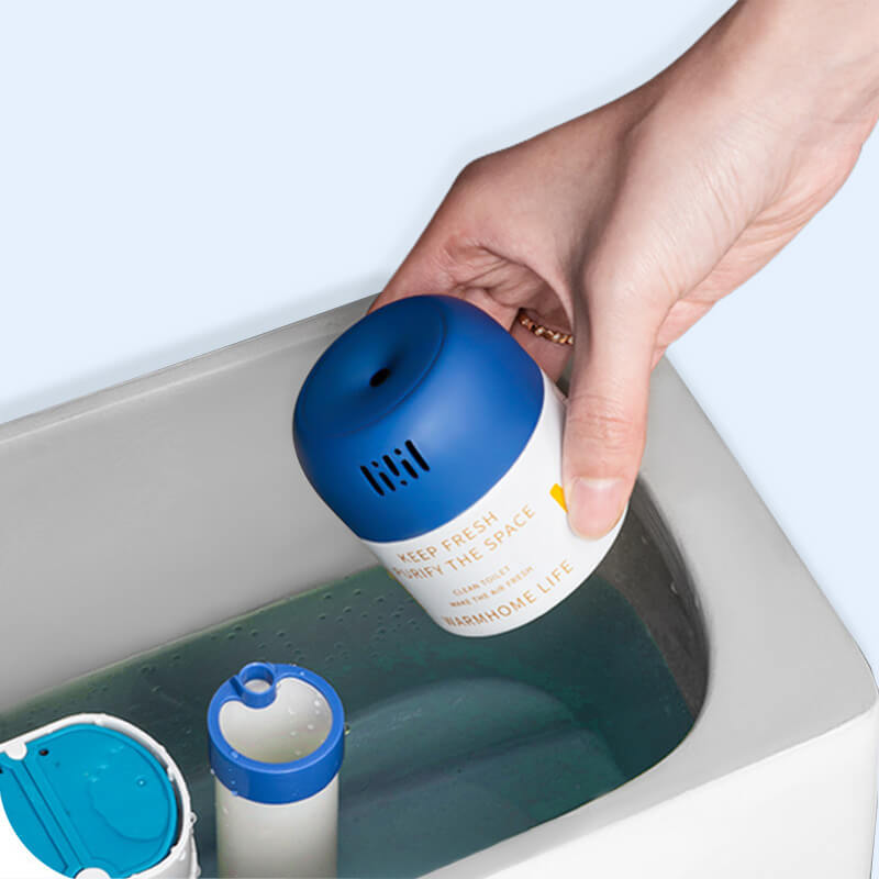 Uudenlainen harjaton WC-puhdistuslohko