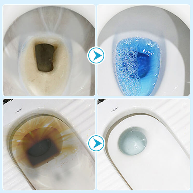 Uudenlainen harjaton WC-puhdistuslohko