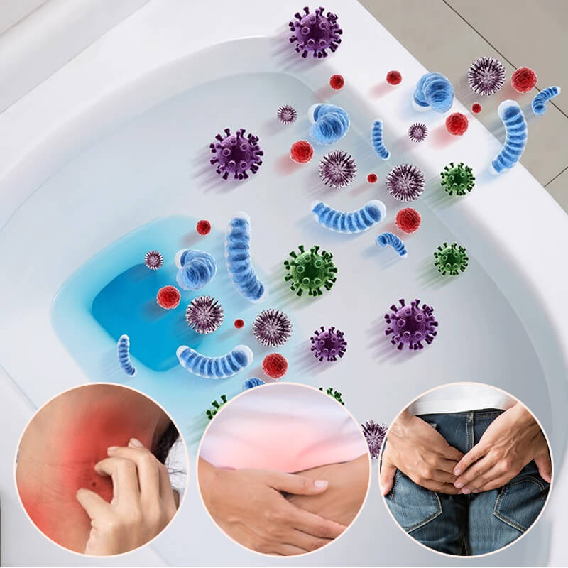 Uudenlainen harjaton WC-puhdistuslohko