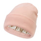 Talvi unisex pehmeä slouchy neulottu pipot