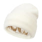 Talvi unisex pehmeä slouchy neulottu pipot