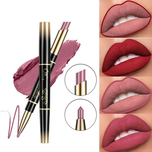 Kaksoispäällysteinen huulipuna Matte Waterproof Non-Fade Non-Sticky Lipstick huulipuna