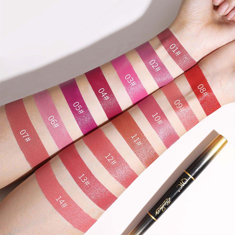 Kaksoispäällysteinen huulipuna Matte Waterproof Non-Fade Non-Sticky Lipstick huulipuna