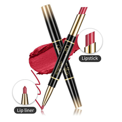 Kaksoispäällysteinen huulipuna Matte Waterproof Non-Fade Non-Sticky Lipstick huulipuna