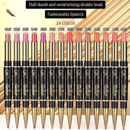 Kaksoispäällysteinen huulipuna Matte Waterproof Non-Fade Non-Sticky Lipstick huulipuna
