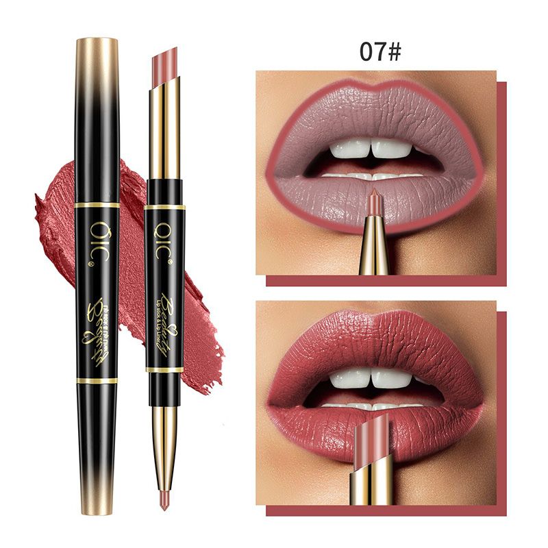 Kaksoispäällysteinen huulipuna Matte Waterproof Non-Fade Non-Sticky Lipstick huulipuna