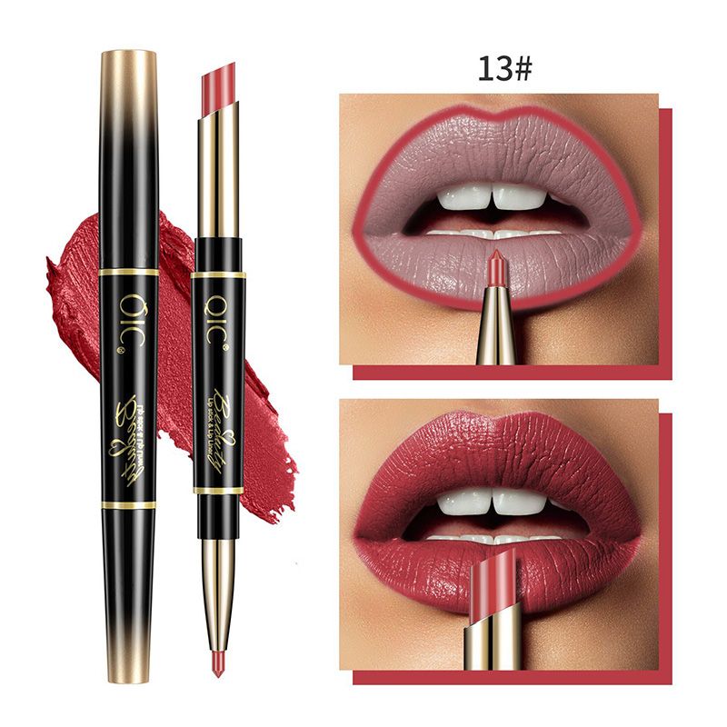 Kaksoispäällysteinen huulipuna Matte Waterproof Non-Fade Non-Sticky Lipstick huulipuna