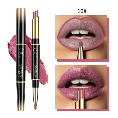 Kaksoispäällysteinen huulipuna Matte Waterproof Non-Fade Non-Sticky Lipstick huulipuna