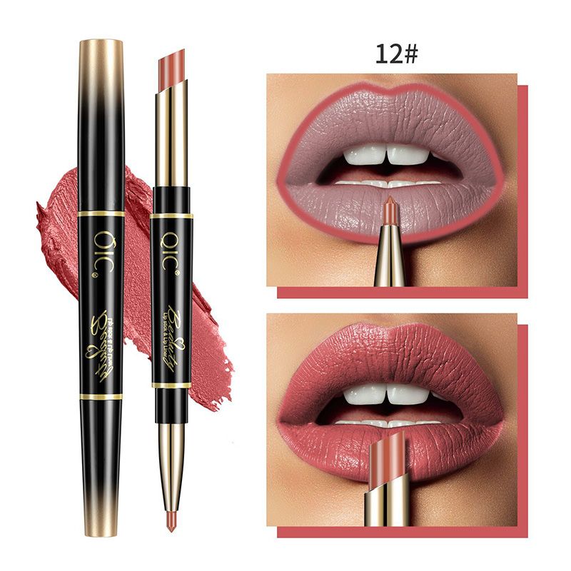Kaksoispäällysteinen huulipuna Matte Waterproof Non-Fade Non-Sticky Lipstick huulipuna