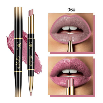 Kaksoispäällysteinen huulipuna Matte Waterproof Non-Fade Non-Sticky Lipstick huulipuna