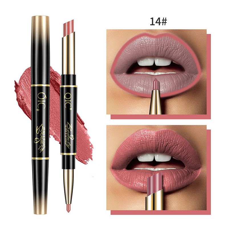 Kaksoispäällysteinen huulipuna Matte Waterproof Non-Fade Non-Sticky Lipstick huulipuna