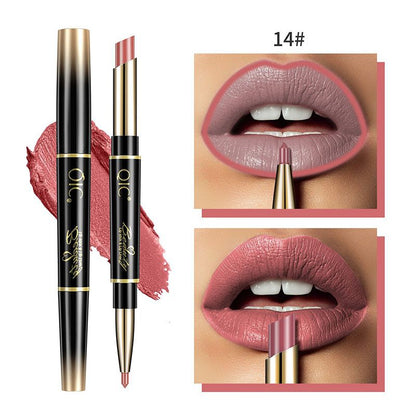 Kaksoispäällysteinen huulipuna Matte Waterproof Non-Fade Non-Sticky Lipstick huulipuna