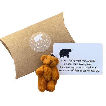 Pieni Taskukarhun Halaus Kortin Kera - Lämmin Lahja