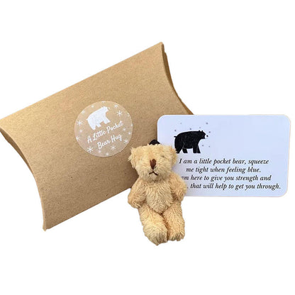 Pieni Taskukarhun Halaus Kortin Kera - Lämmin Lahja