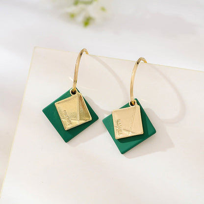 Uusi tuote lanseerattu💖Tyylikkäät Neliöriipuskorvakorut