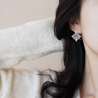 Paras lahja💎Hohtavat Oktopus-tähden nappikorvakorut