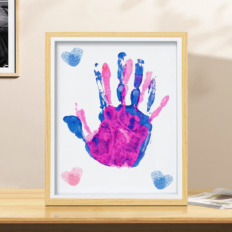 Rakkauslahja - DIY-parin Kädenjälkipakkaus Valokuvakehyksellä