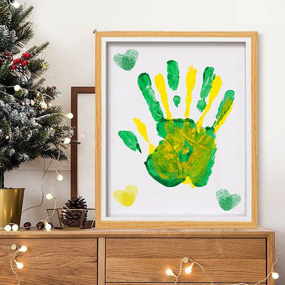 Rakkauslahja - DIY-parin Kädenjälkipakkaus Valokuvakehyksellä