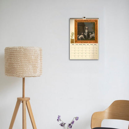 Luova Lahja * 2024 Kuvituskalenteri - Kummalliset Keskiaikaiset Koirat