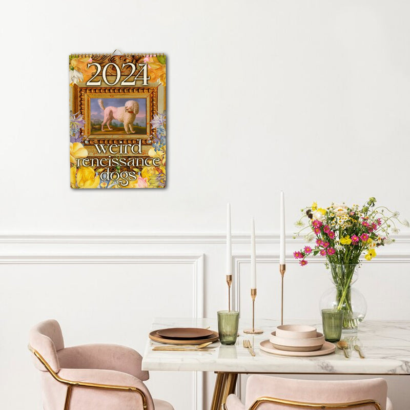 Luova Lahja * 2024 Kuvituskalenteri - Kummalliset Keskiaikaiset Koirat