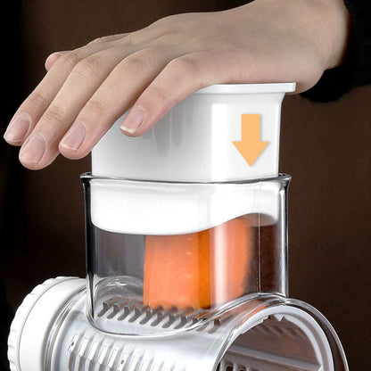 Multifunctionele keukengroente handmatige roterende hakset - met 5 messen