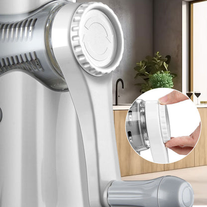 Multifunctionele keukengroente handmatige roterende hakset - met 5 messen