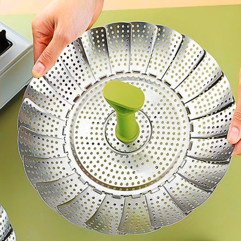 Ruostumattomasta teräksestä valmistettu laajennettava höyrystinkori