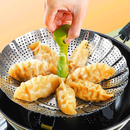 Ruostumattomasta teräksestä valmistettu laajennettava höyrystinkori