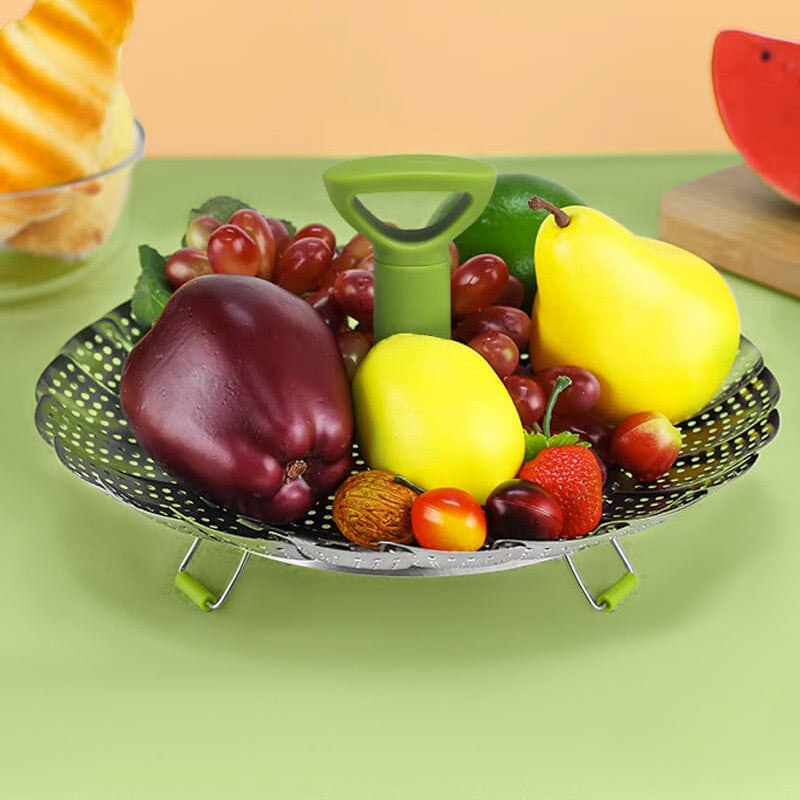 Ruostumattomasta teräksestä valmistettu laajennettava höyrystinkori