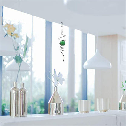 Koristeellinen lasinen tuulipyörä kiikaripallolla