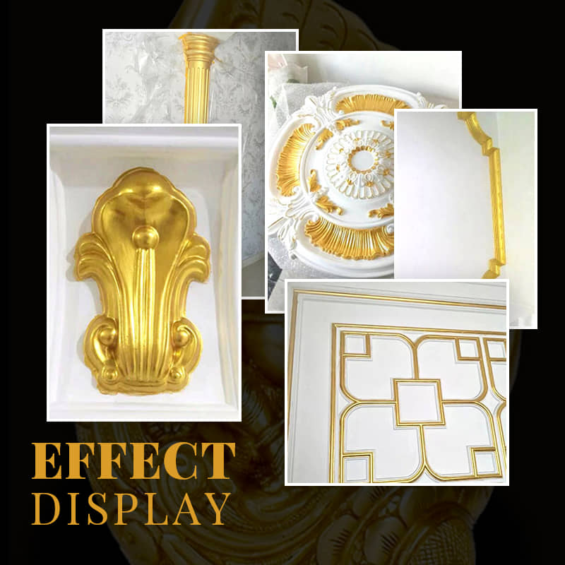 Vesipohjainen Glitter Bronzing Paint（ Lahjaton sivellin）