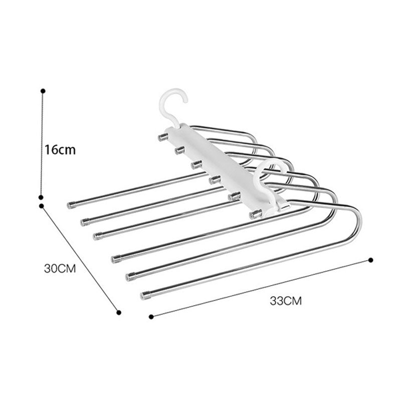 Monikäyttöinen housujen ripustin