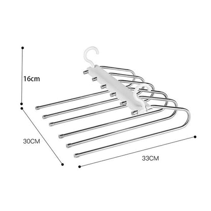 Monikäyttöinen housujen ripustin
